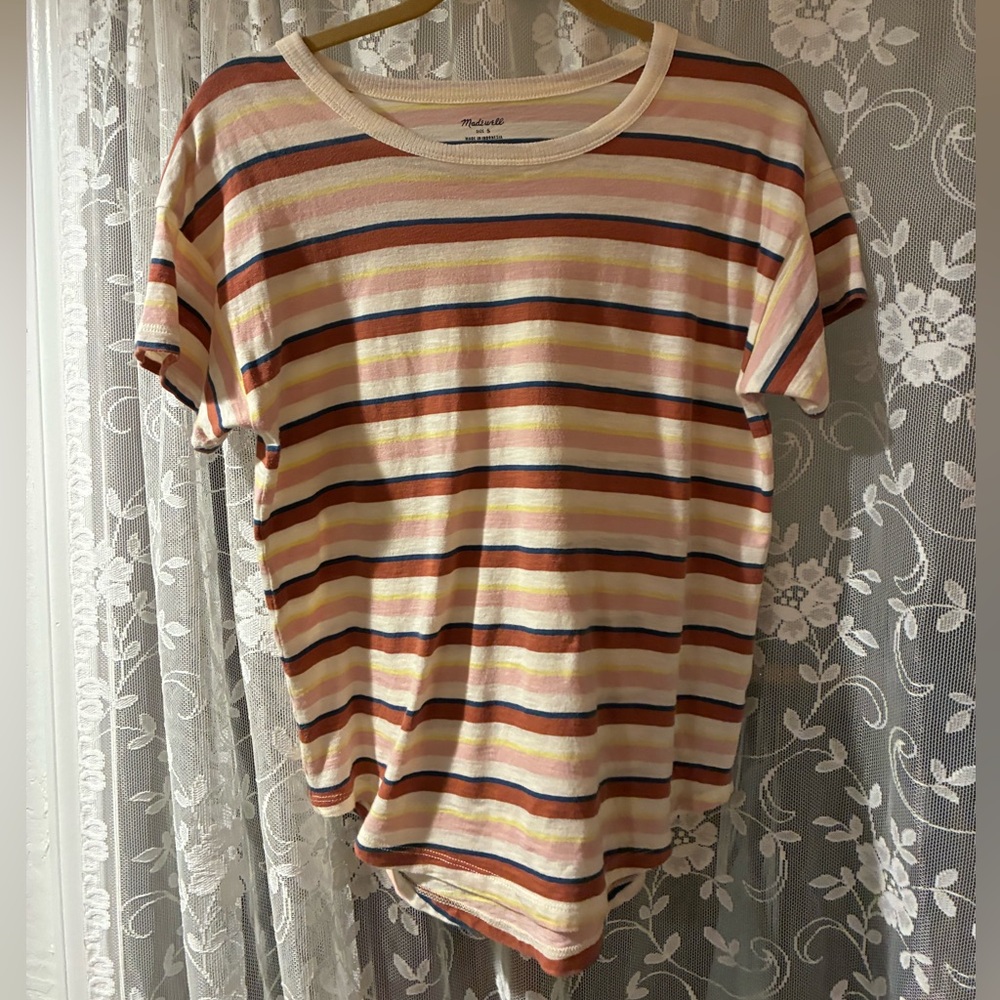 Madewell Striped Multicolor Women's Top size small
